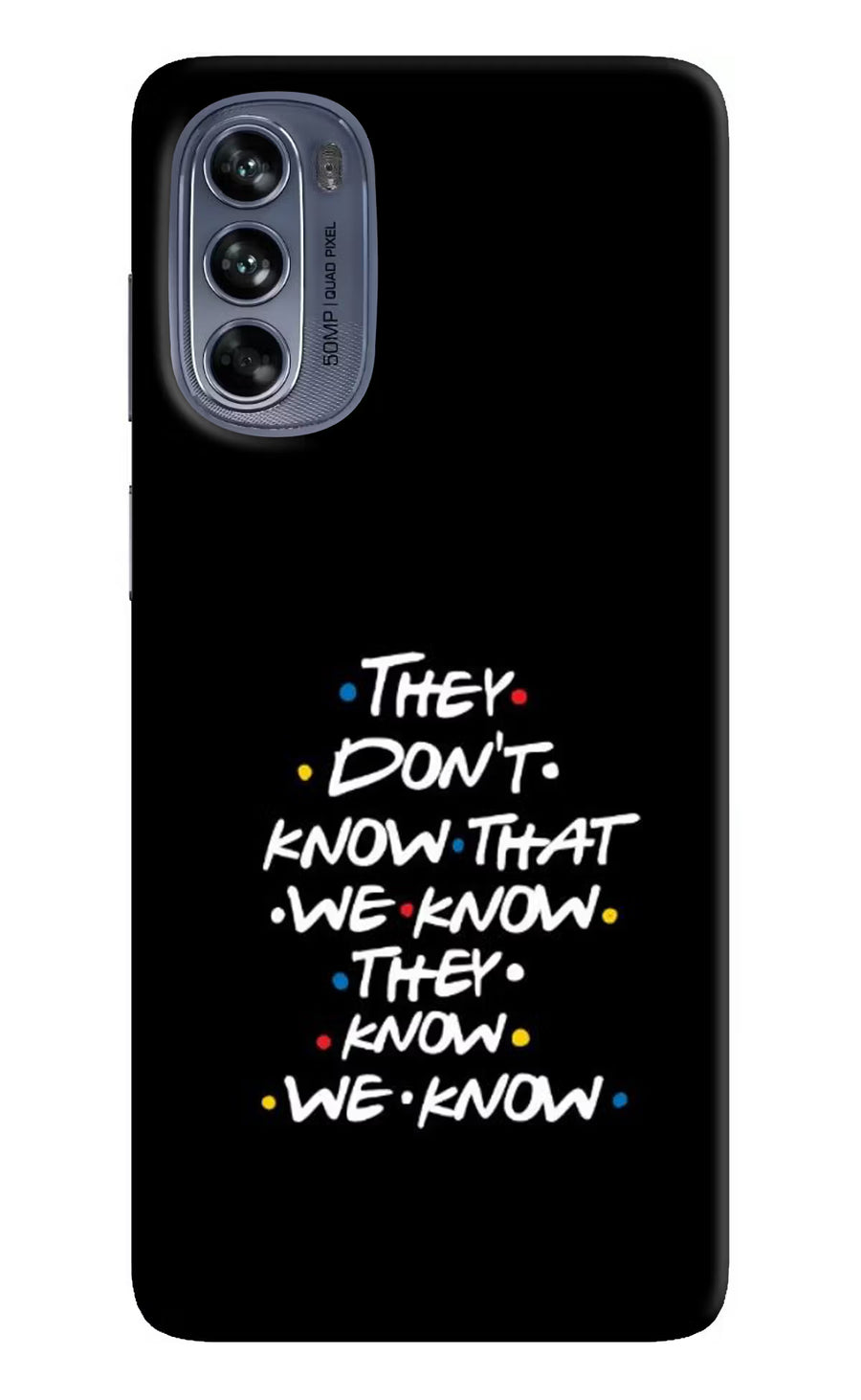FRIENDS Dialogue Moto G62 5G Back Cover, Hard case