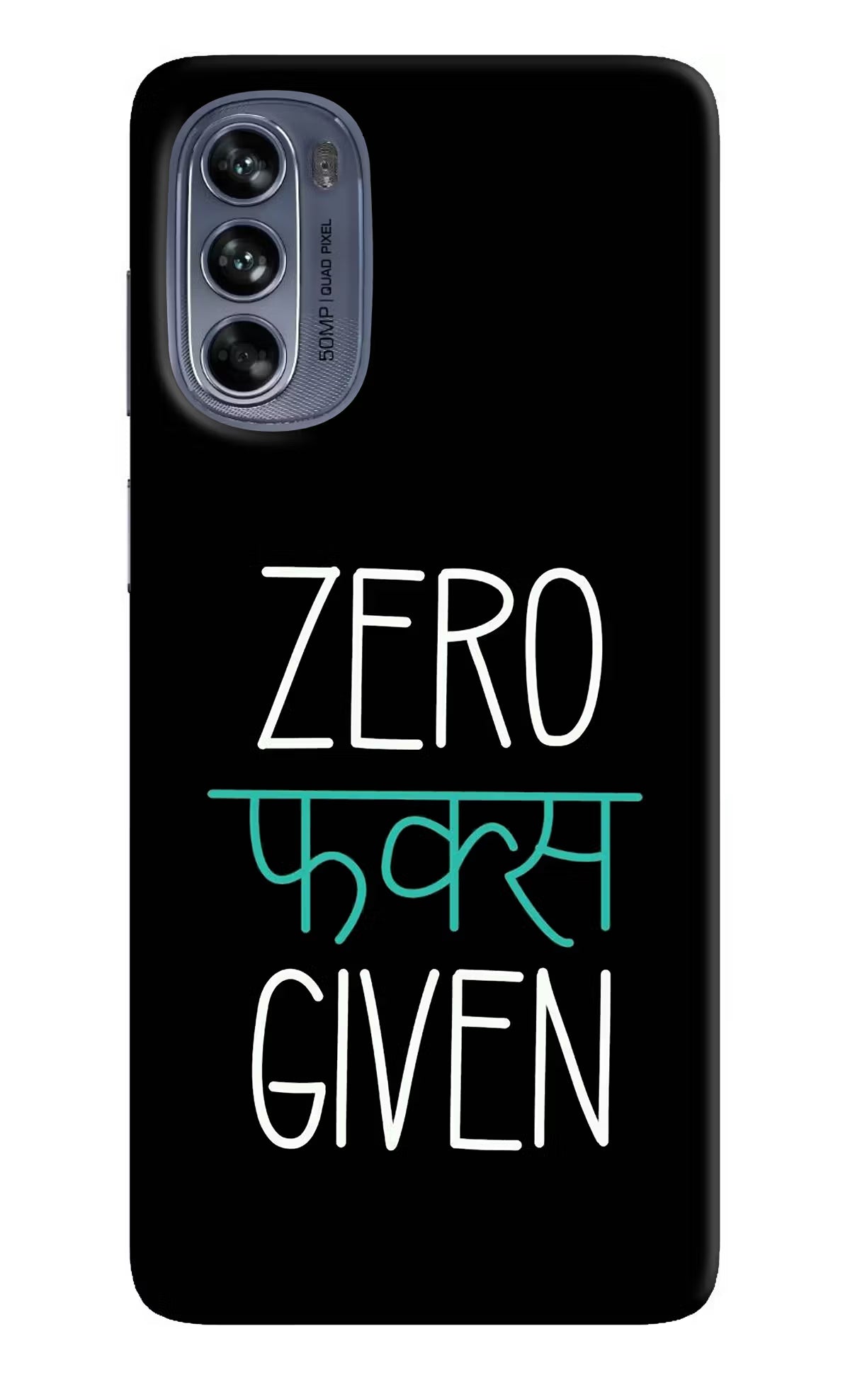 Zero Fucks Given Moto G62 5G Hard Case Back Cover by Casekaro