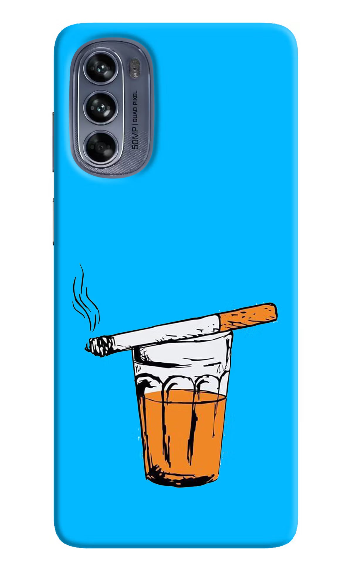 Chai Sutta Moto G62 5G Hard Case Back Cover by Casekaro