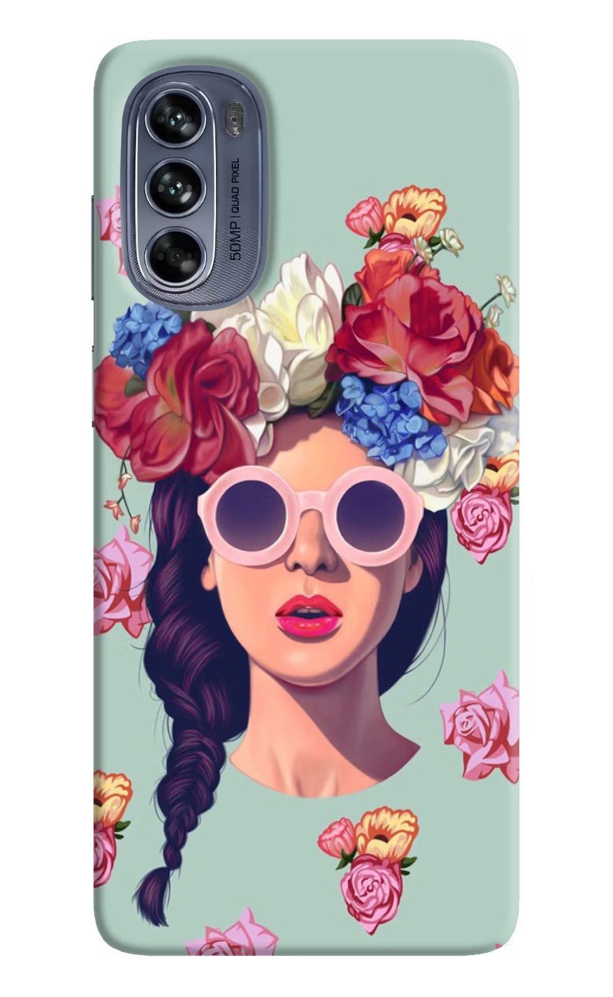 Pretty Girl Moto G62 5G Hard Case Back Cover by Casekaro