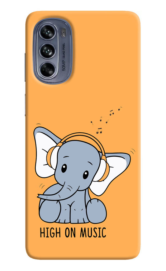 High On Music Moto G62 5G Hard Case Back Cover by Casekaro
