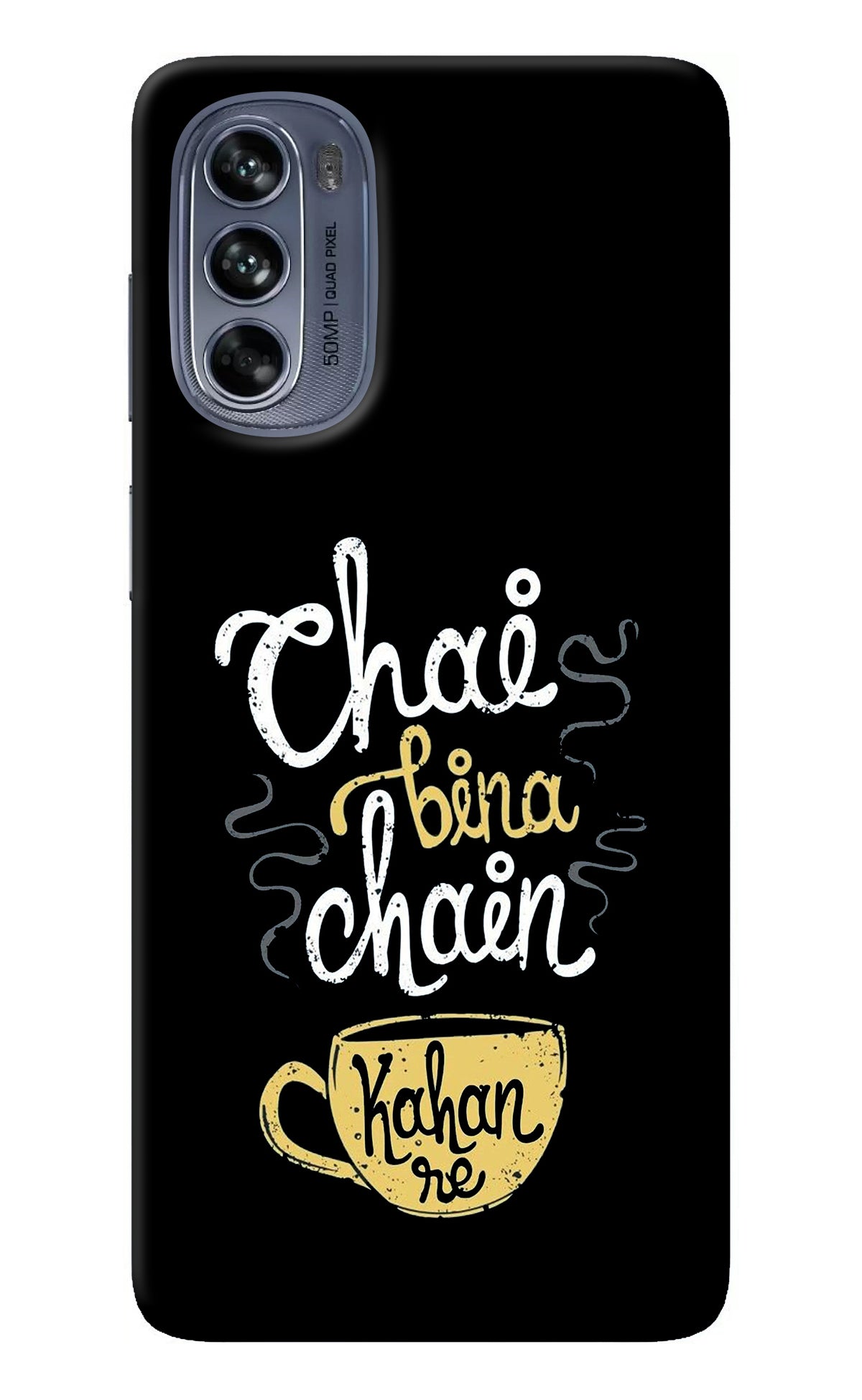 Chai Bina Chain Kaha Re Moto G62 5G Back Cover