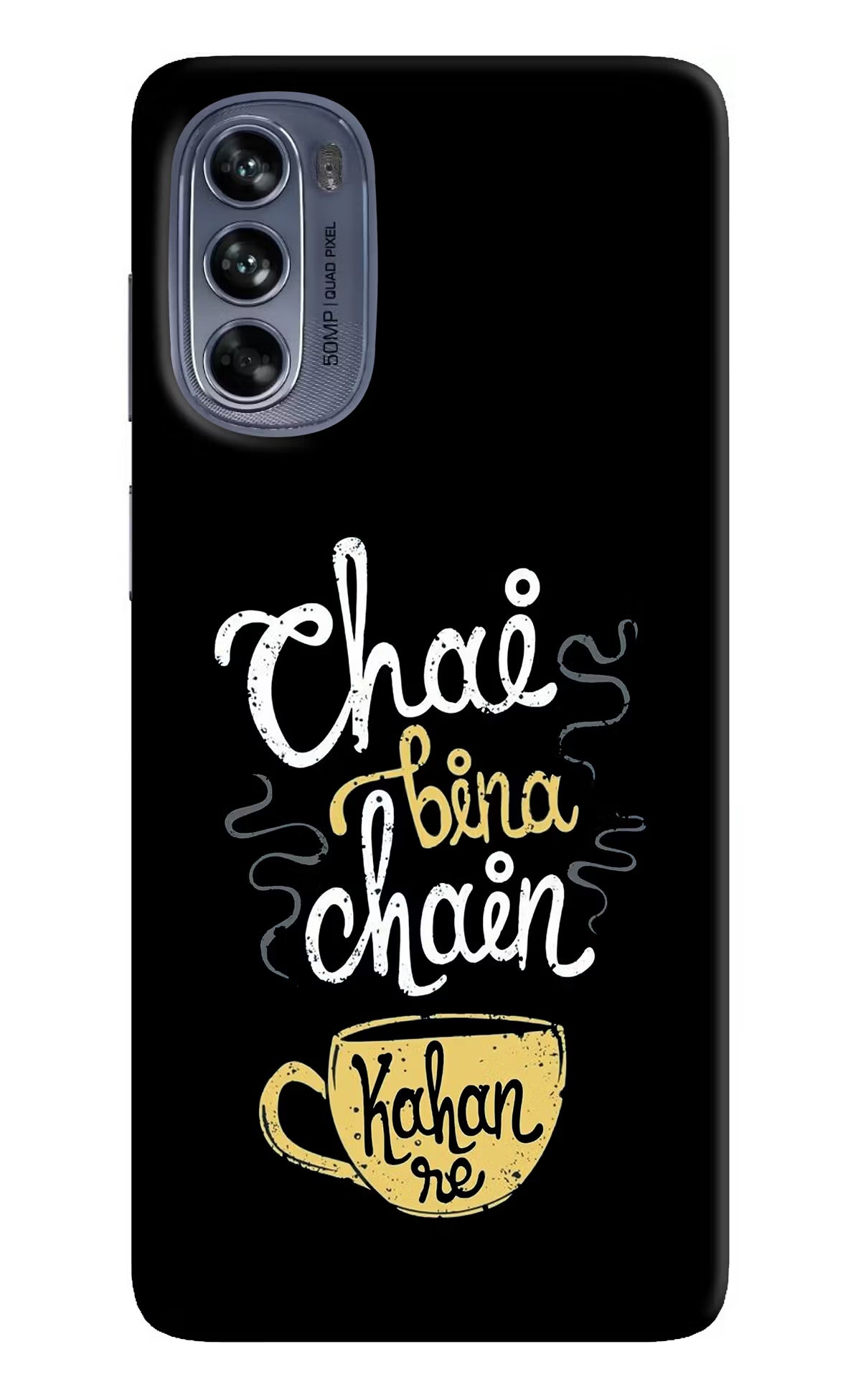 Chai Bina Chain Kaha Re Moto G62 5G Hard Case Back Cover by Casekaro