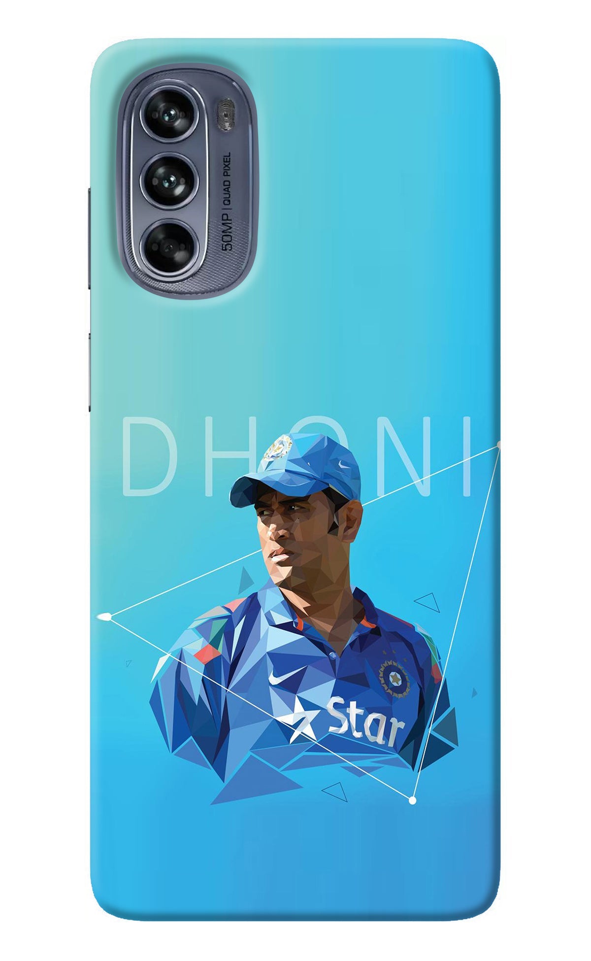 Dhoni Artwork Moto G62 5G Back Cover