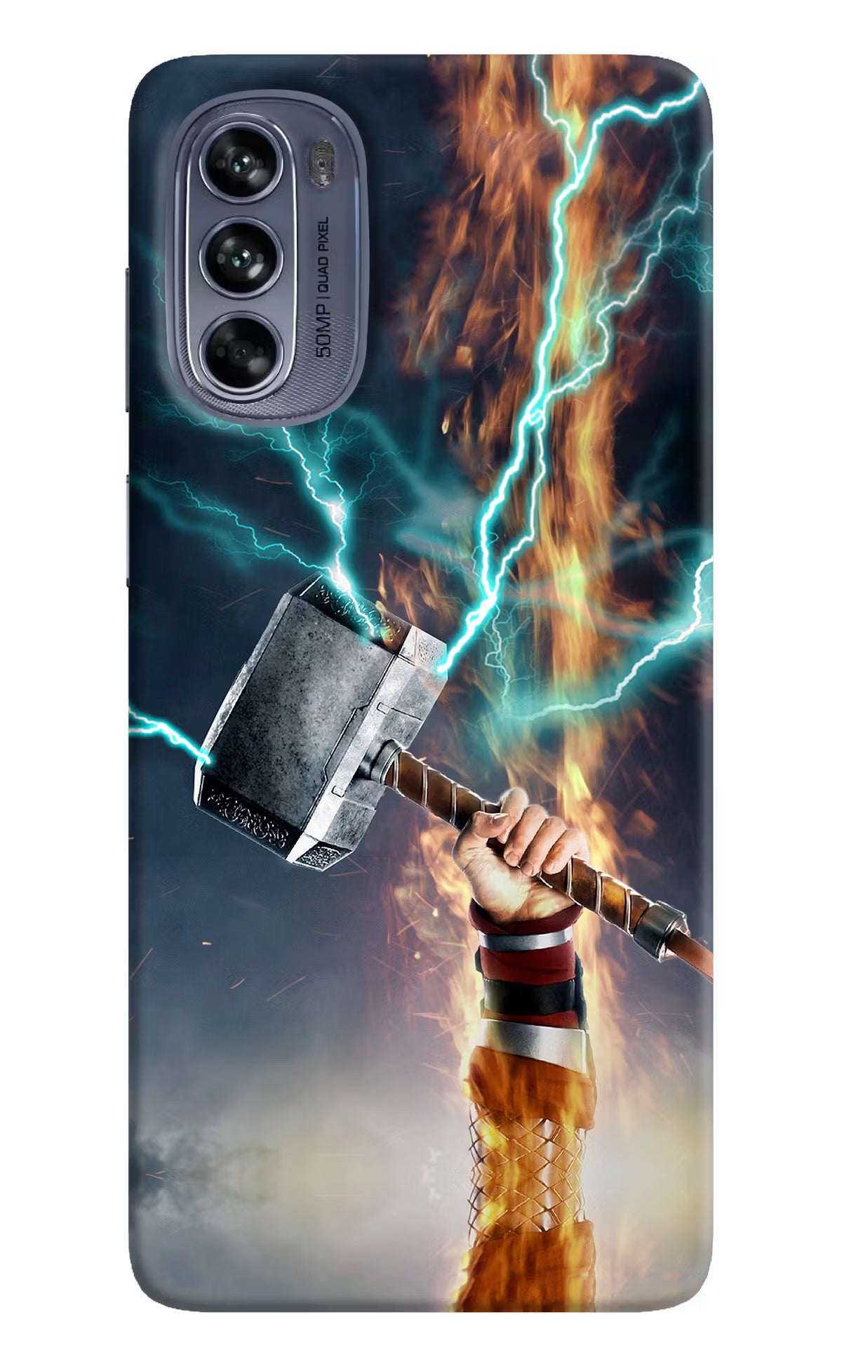 Thor Hammer Mjolnir Moto G62 5G Hard Case Back Cover by Casekaro