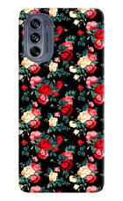 Rose Pattern Moto G62 5G Hard Case Back Cover by Casekaro