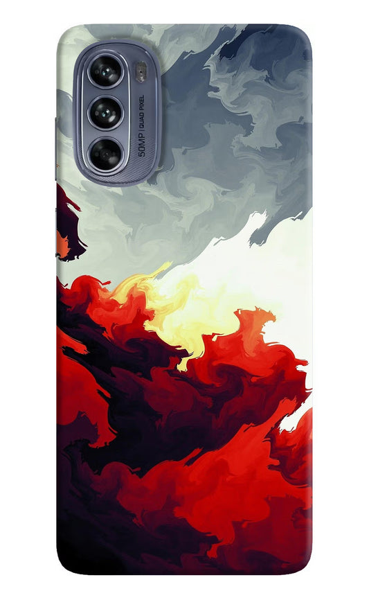 Fire Cloud Moto G62 5G Hard Case Back Cover by Casekaro