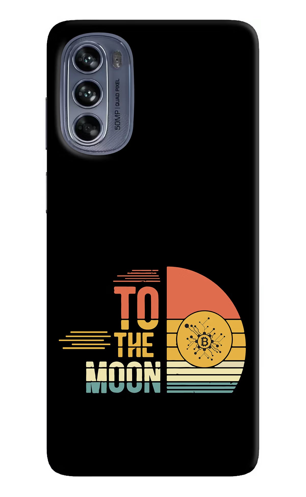 To the Moon Moto G62 5G Hard Case Back Cover by Casekaro