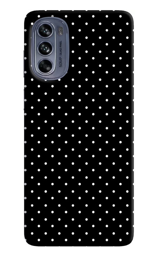 White Dots Moto G62 5G Hard Case Back Cover by Casekaro
