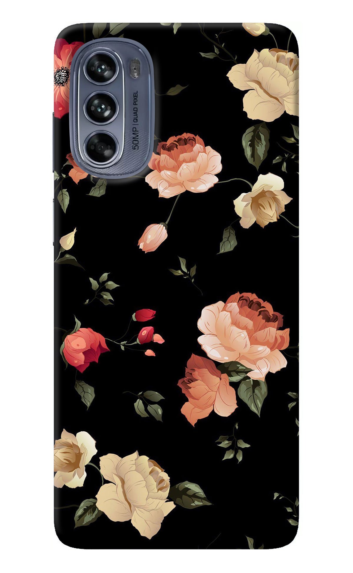Flowers Moto G62 5G Back Cover