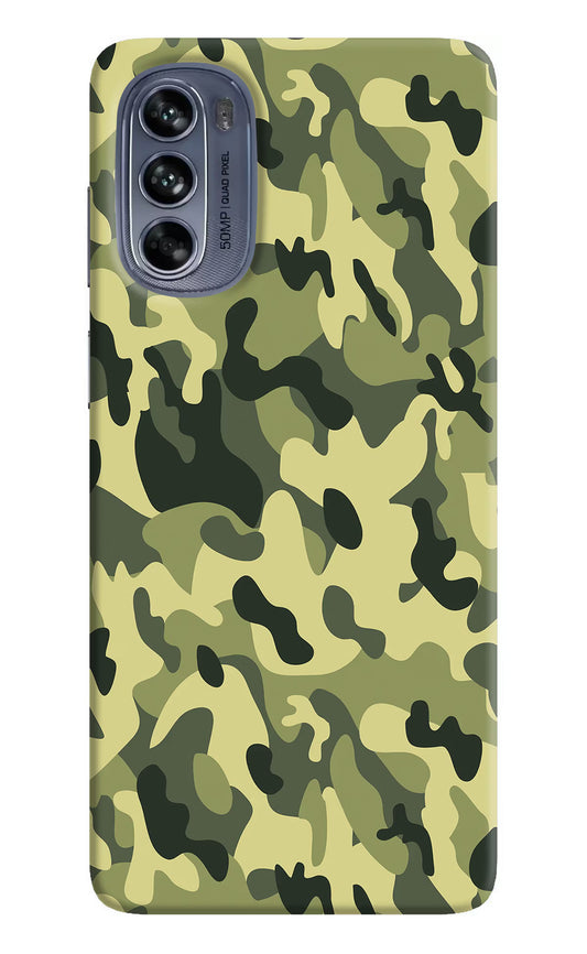Camouflage Moto G62 5G Hard Case Back Cover by Casekaro