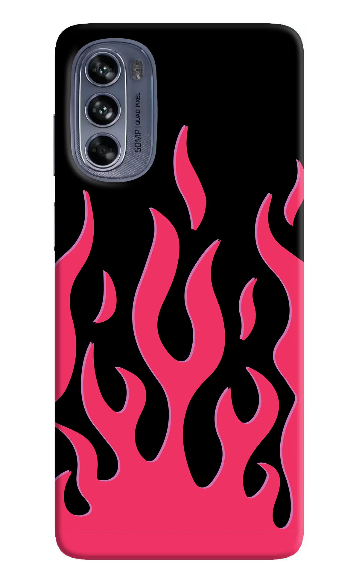 Fire Flames Moto G62 5G Hard Case Back Cover by Casekaro