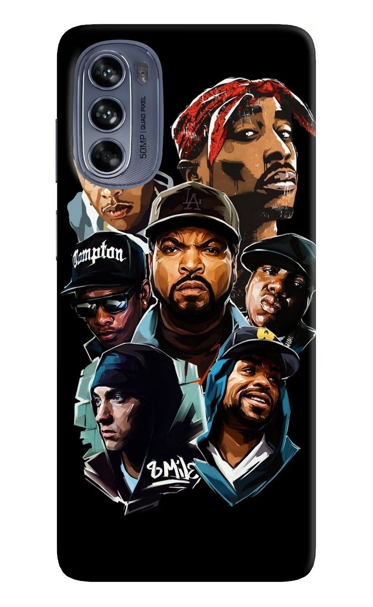 Rappers Moto G62 5G Hard Case Back Cover by Casekaro