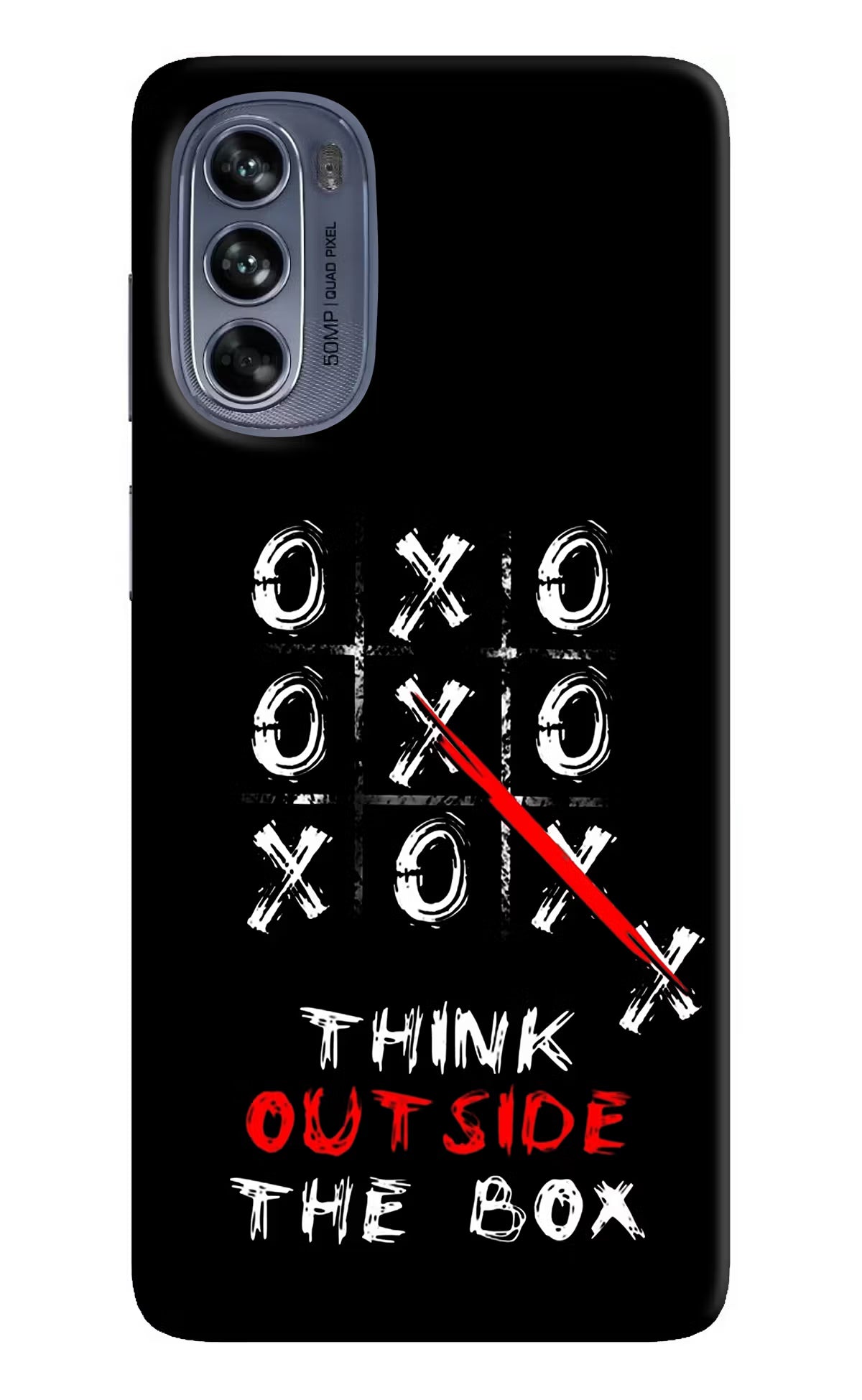 Think out of the BOX Moto G62 5G Hard Case Back Cover by Casekaro