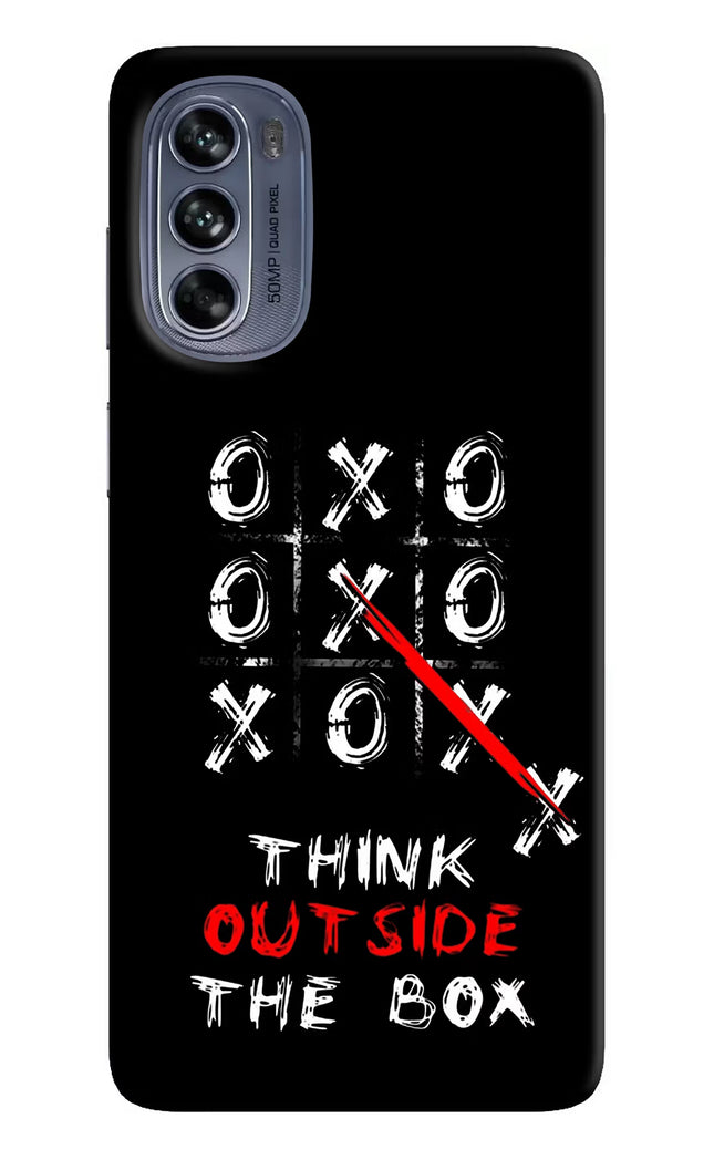 Think out of the BOX Moto G62 5G Hard Case Back Cover by Casekaro