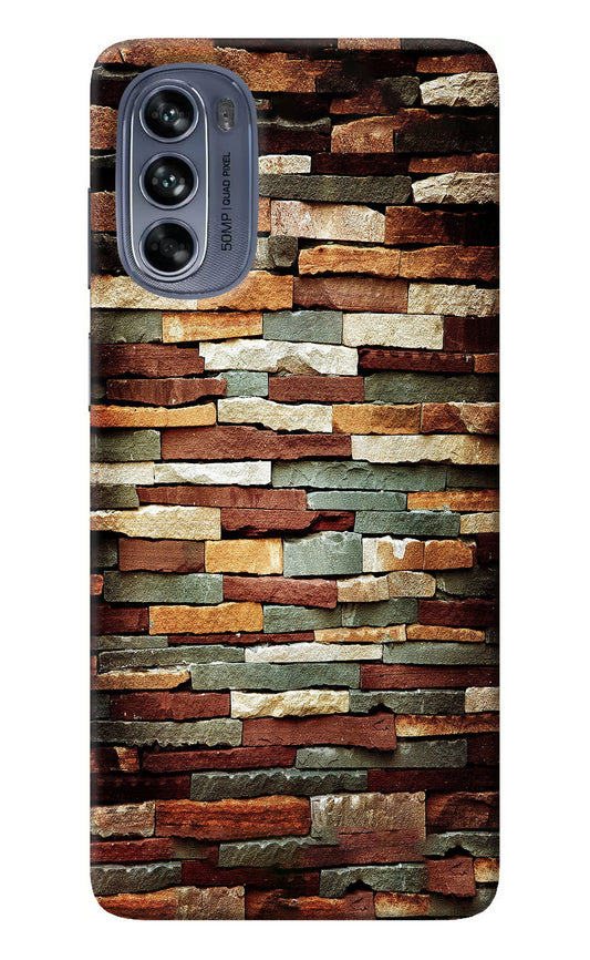 Bricks Pattern Moto G62 5G Back Cover