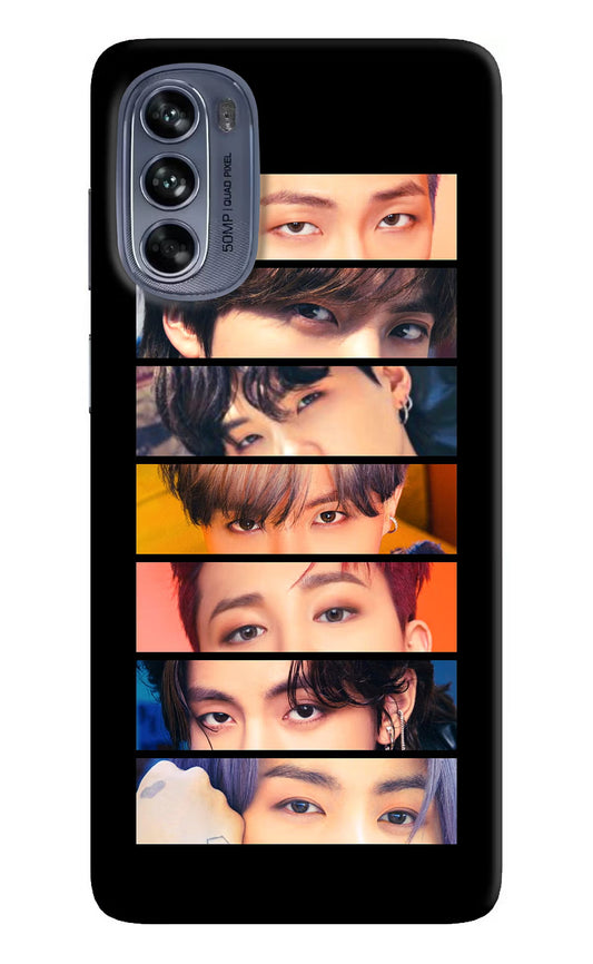 BTS Eyes Moto G62 5G Hard Case Back Cover by Casekaro