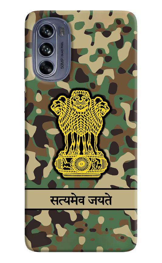 Satyamev Jayate Army Moto G62 5G Hard Case Back Cover by Casekaro