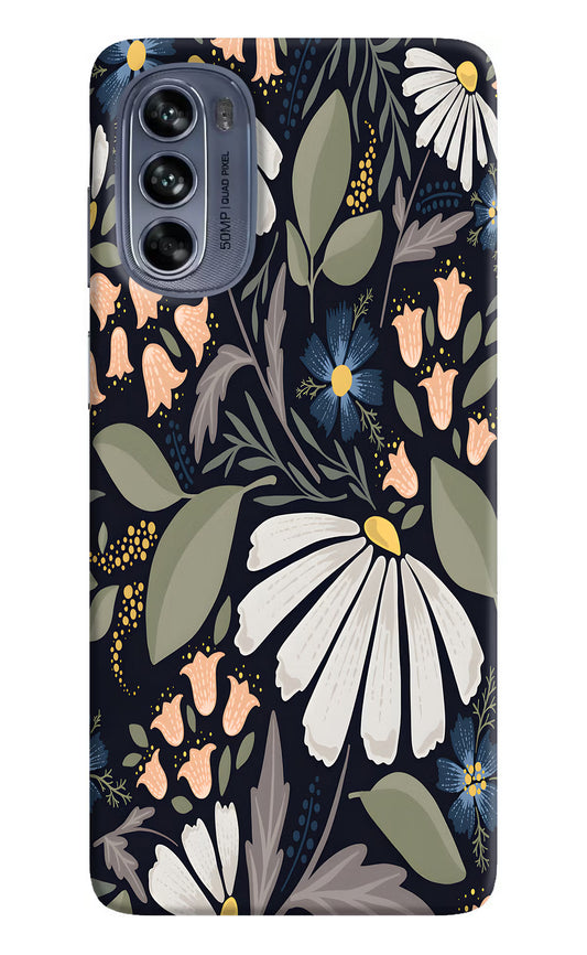 Flowers Art Moto G62 5G Hard Case Back Cover by Casekaro