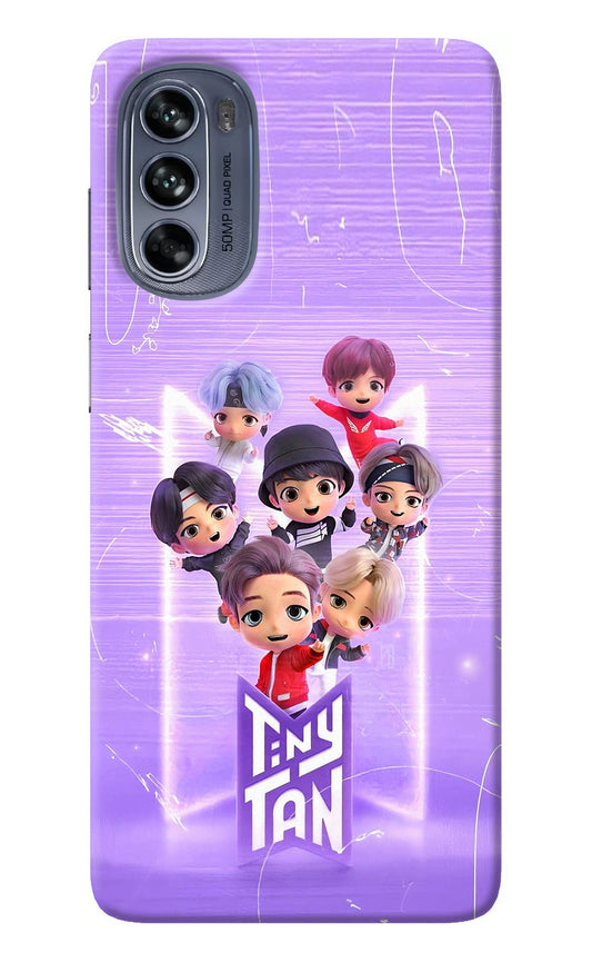 BTS Tiny Tan Moto G62 5G Back Cover