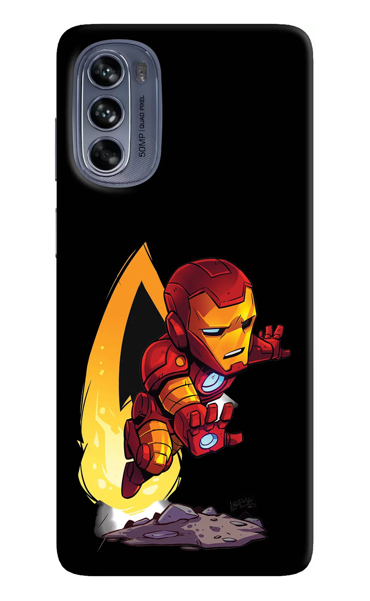 IronMan Moto G62 5G Hard Case Back Cover by Casekaro
