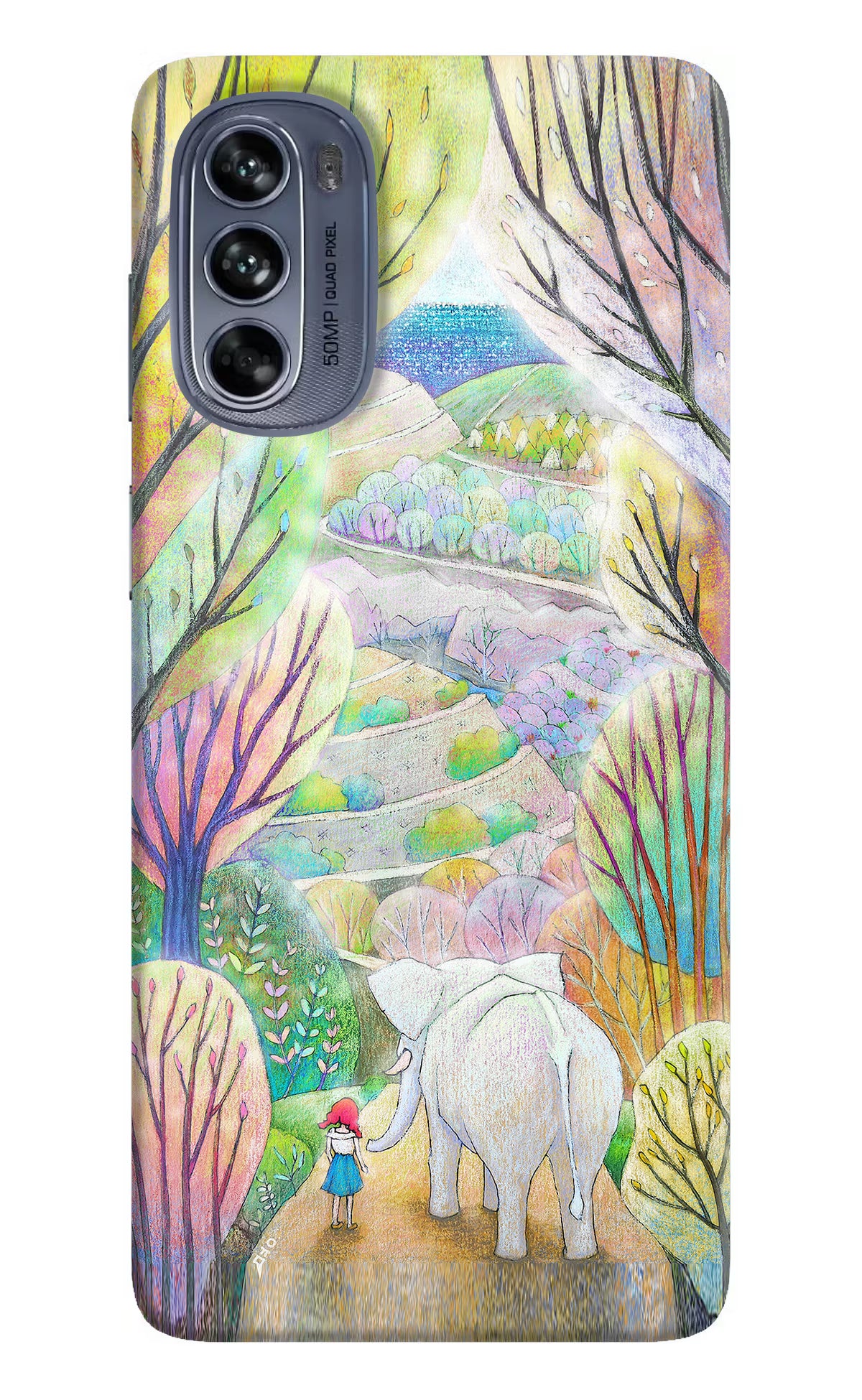 Nature Painting Moto G62 5G Hard Case Back Cover by Casekaro