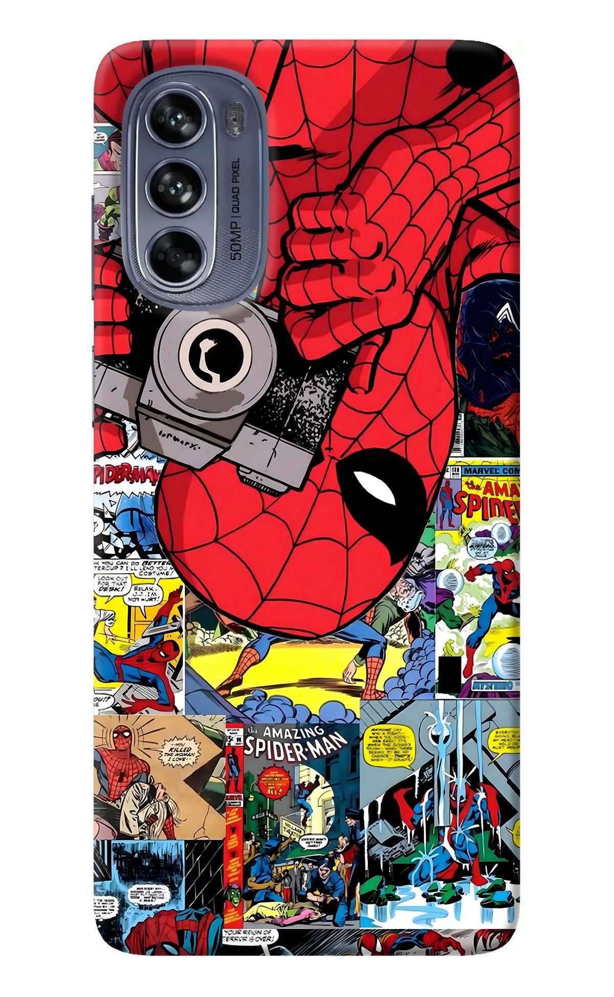 Spider Man Moto G62 5G Back Cover
