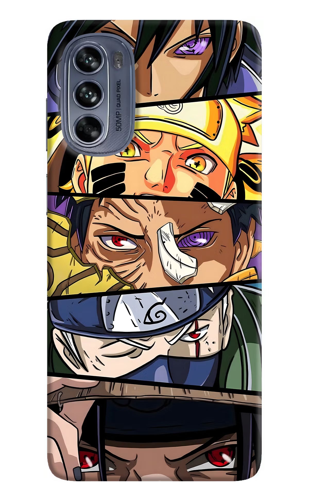 Naruto Character Moto G62 5G Hard Case Back Cover by Casekaro