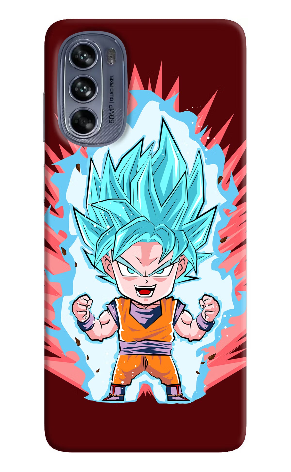 Goku Little Moto G62 5G Hard Case Back Cover by Casekaro