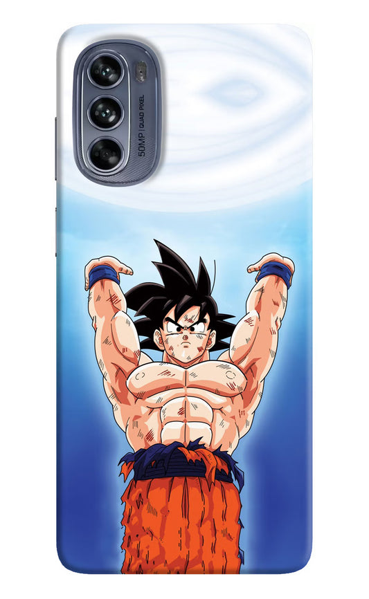 Goku Power Moto G62 5G Hard Case Back Cover by Casekaro