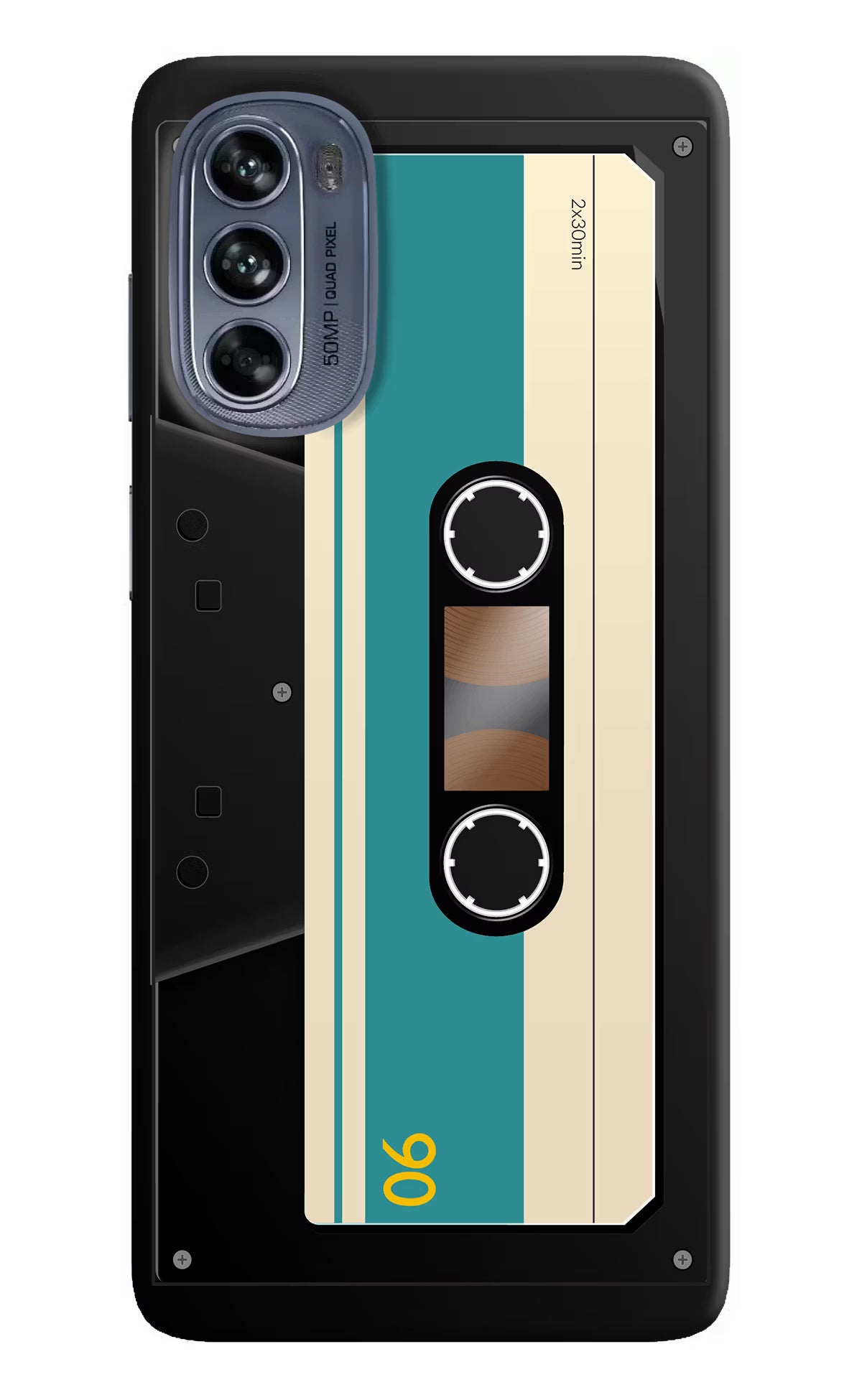 Cassette Moto G62 5G Hard Case Back Cover by Casekaro