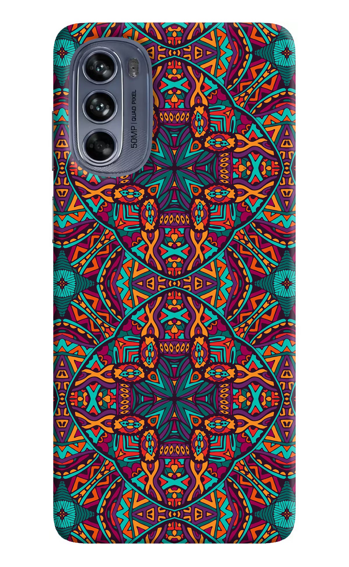 Colour Mandala Moto G62 5G Hard Case Back Cover by Casekaro