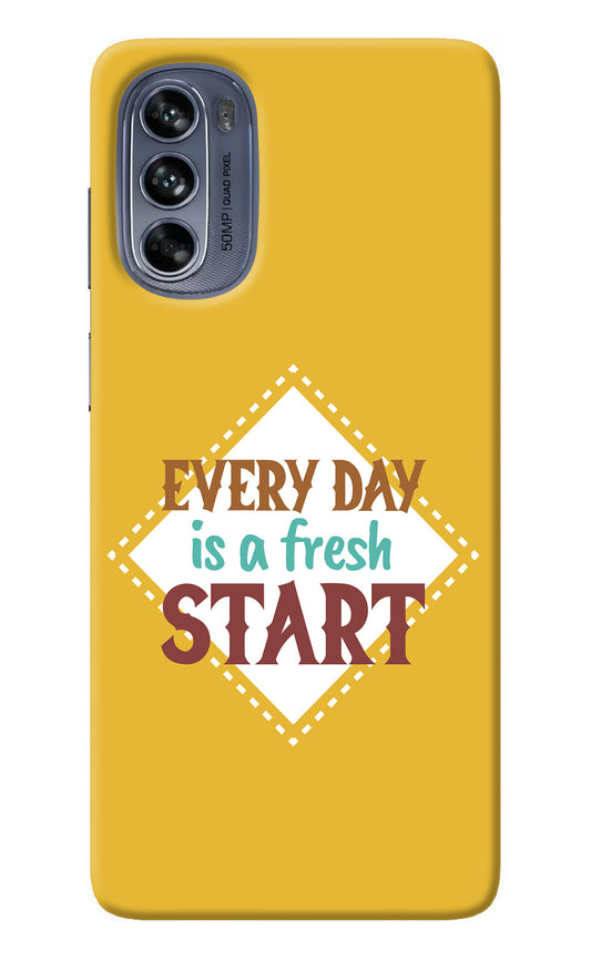 Every day is a Fresh Start Moto G62 5G Back Cover