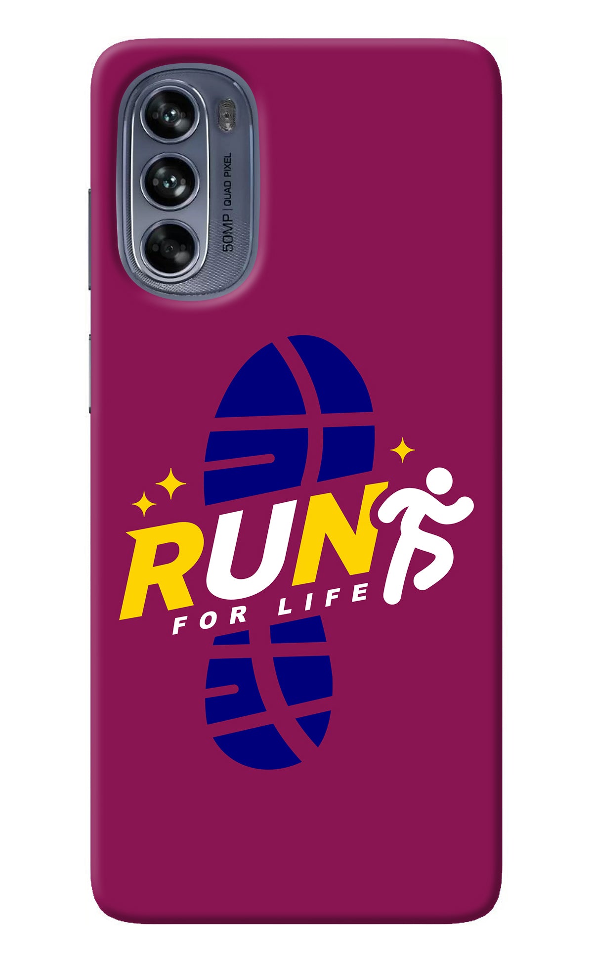 Run for Life Moto G62 5G Back Cover