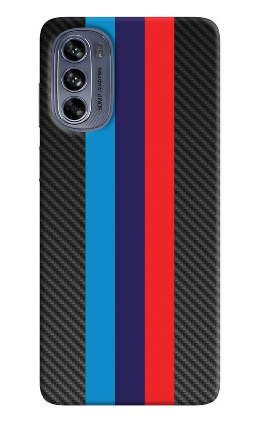 BMW Stripes Pattern Moto G62 5G Back Cover