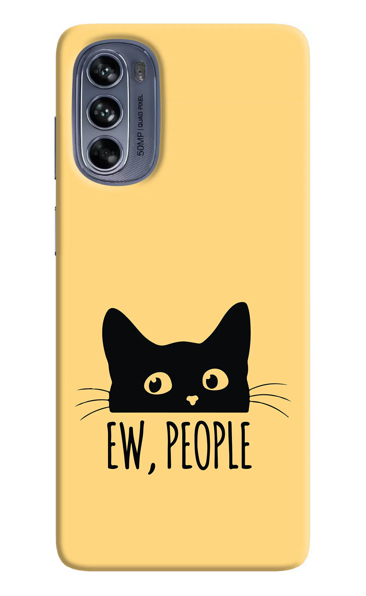 Ew People Catitude Moto G62 5G Hard Case Back Cover by Casekaro
