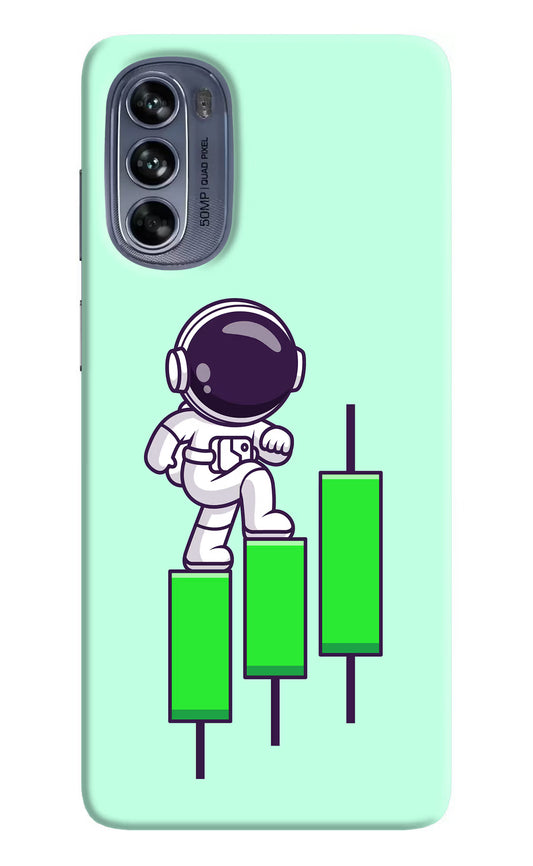 Astronaut Trader Moto G62 5G Hard Case Back Cover by Casekaro
