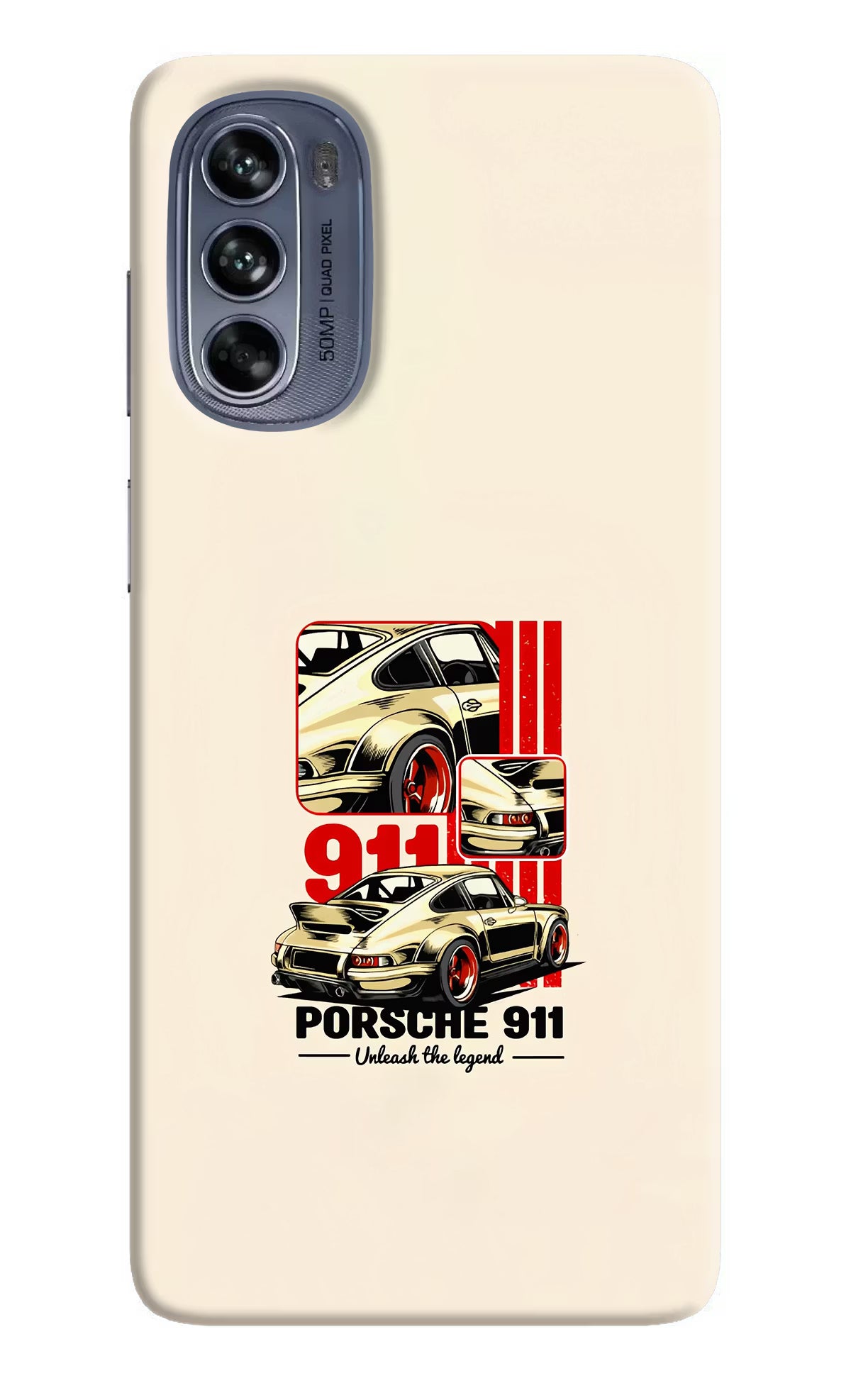 Classic Porsche 911 Moto G62 5G Hard Case Back Cover by Casekaro