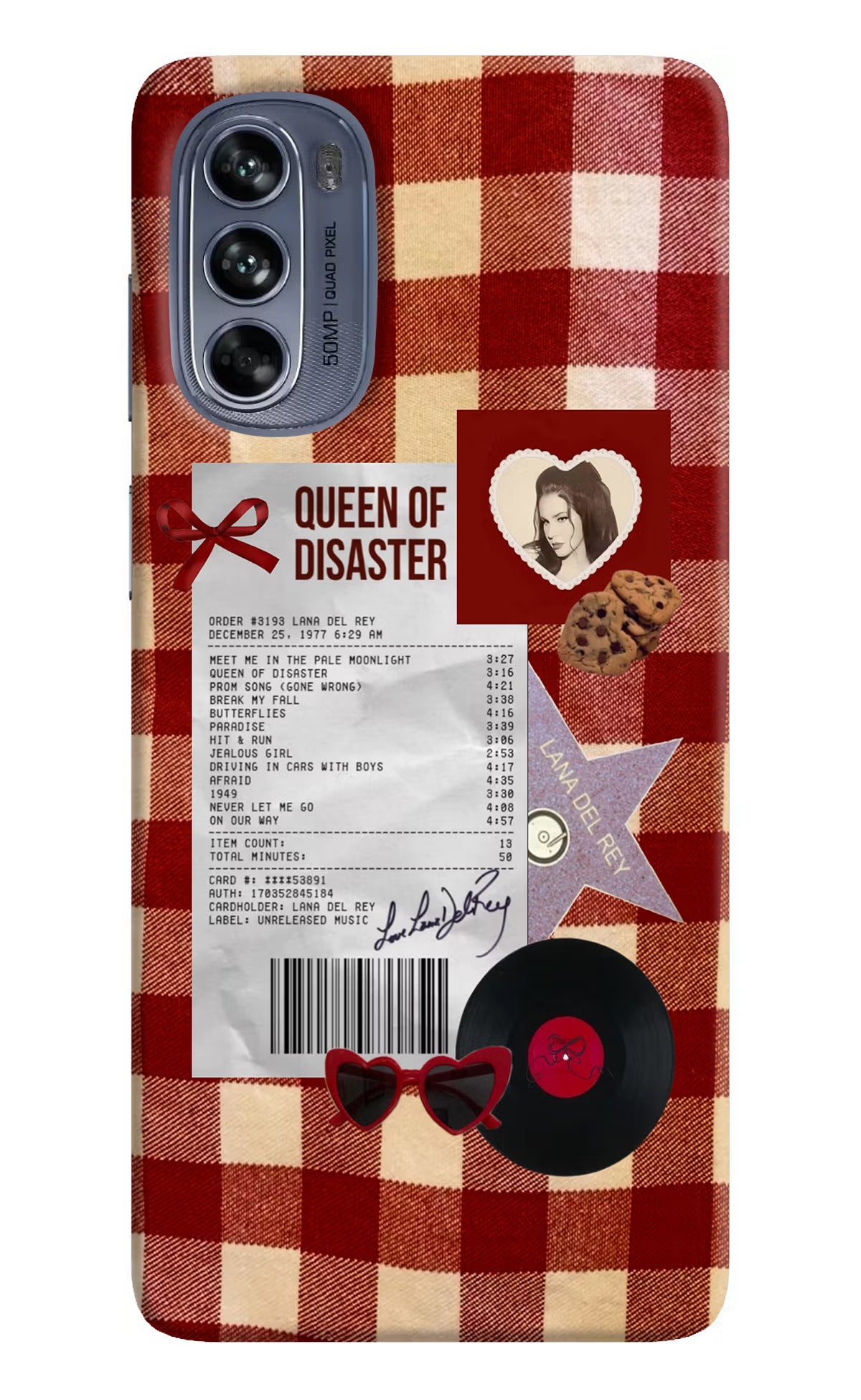 Queen of Disaster Moto G62 5G Hard Case Back Cover by Casekaro