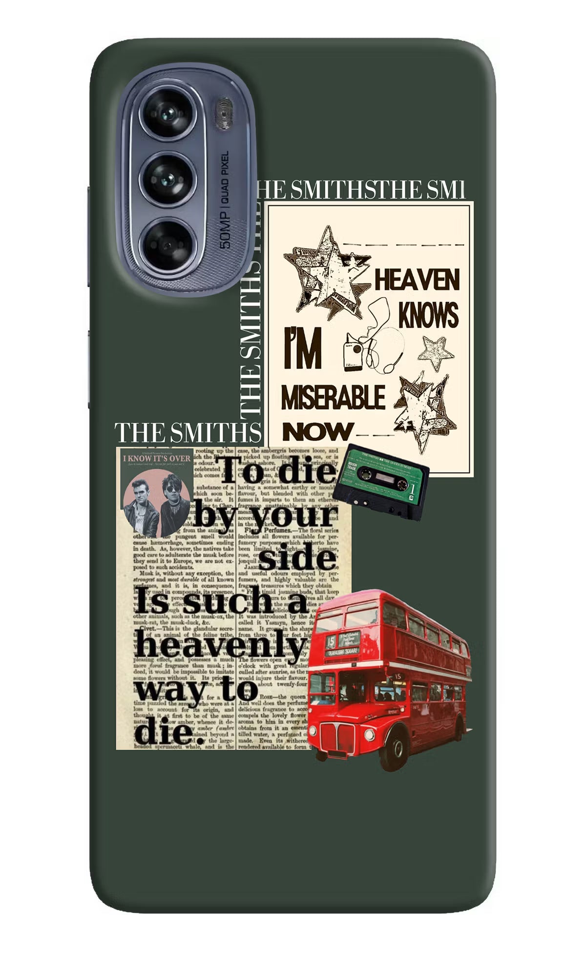 The Smiths Moto G62 5G Hard Case Back Cover by Casekaro