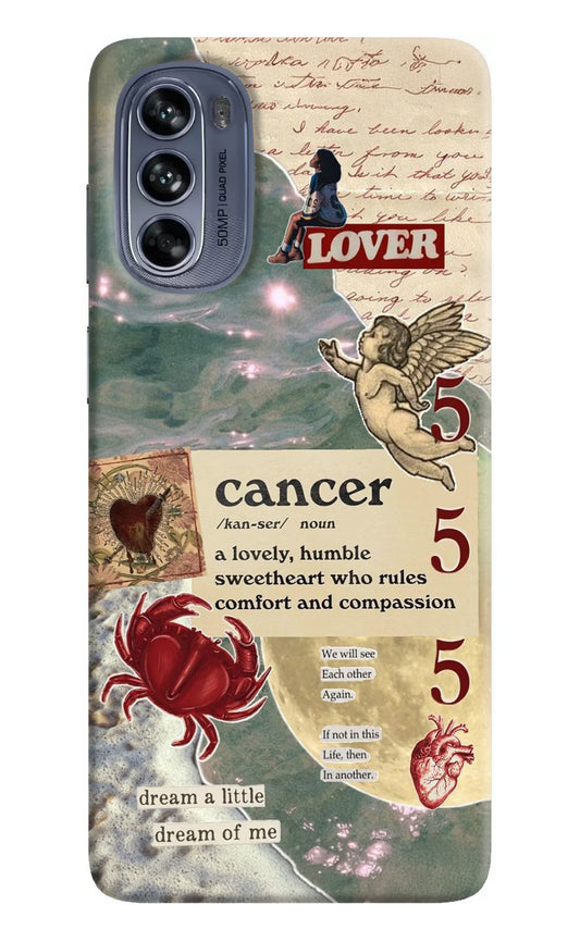 Cancer Zodiac Moto G62 5G Hard Case Back Cover by Casekaro