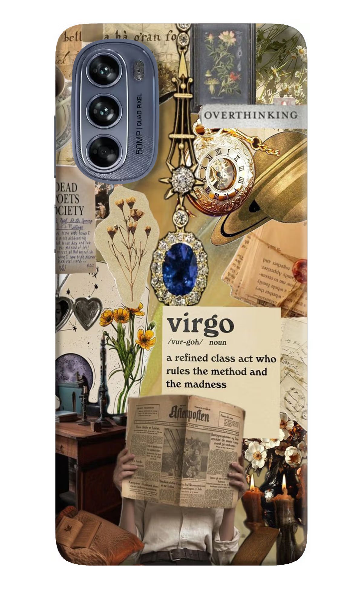 Virgo Zodiac Moto G62 5G Hard Case Back Cover by Casekaro