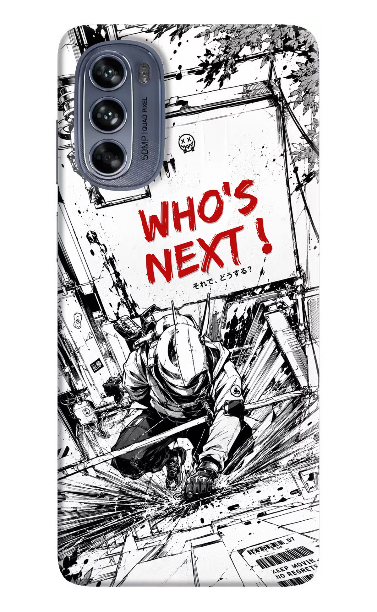 Who's Next Moto G62 5G Hard Case Back Cover by Casekaro