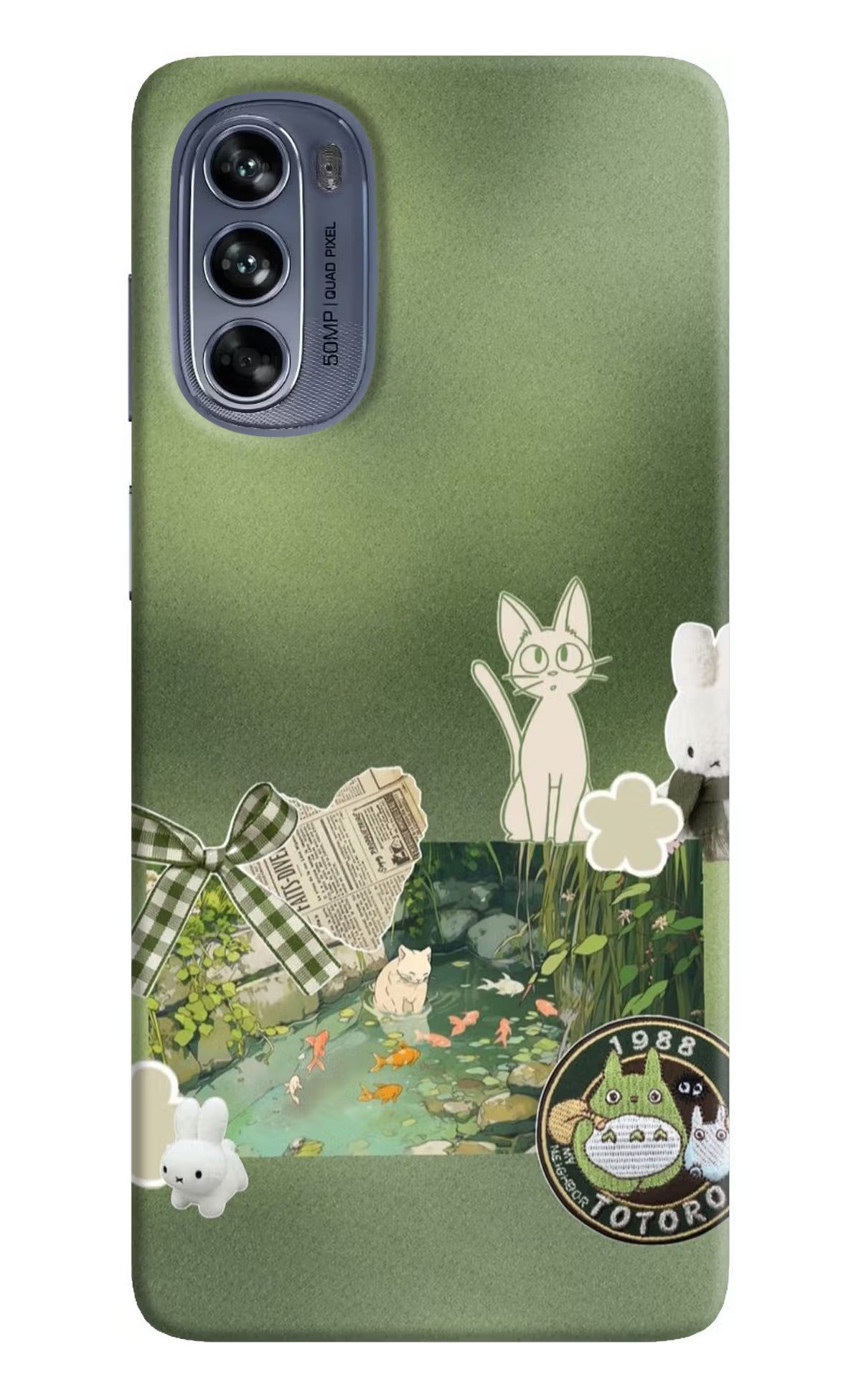 Aesthetic anime Moto G62 5G Back Cover