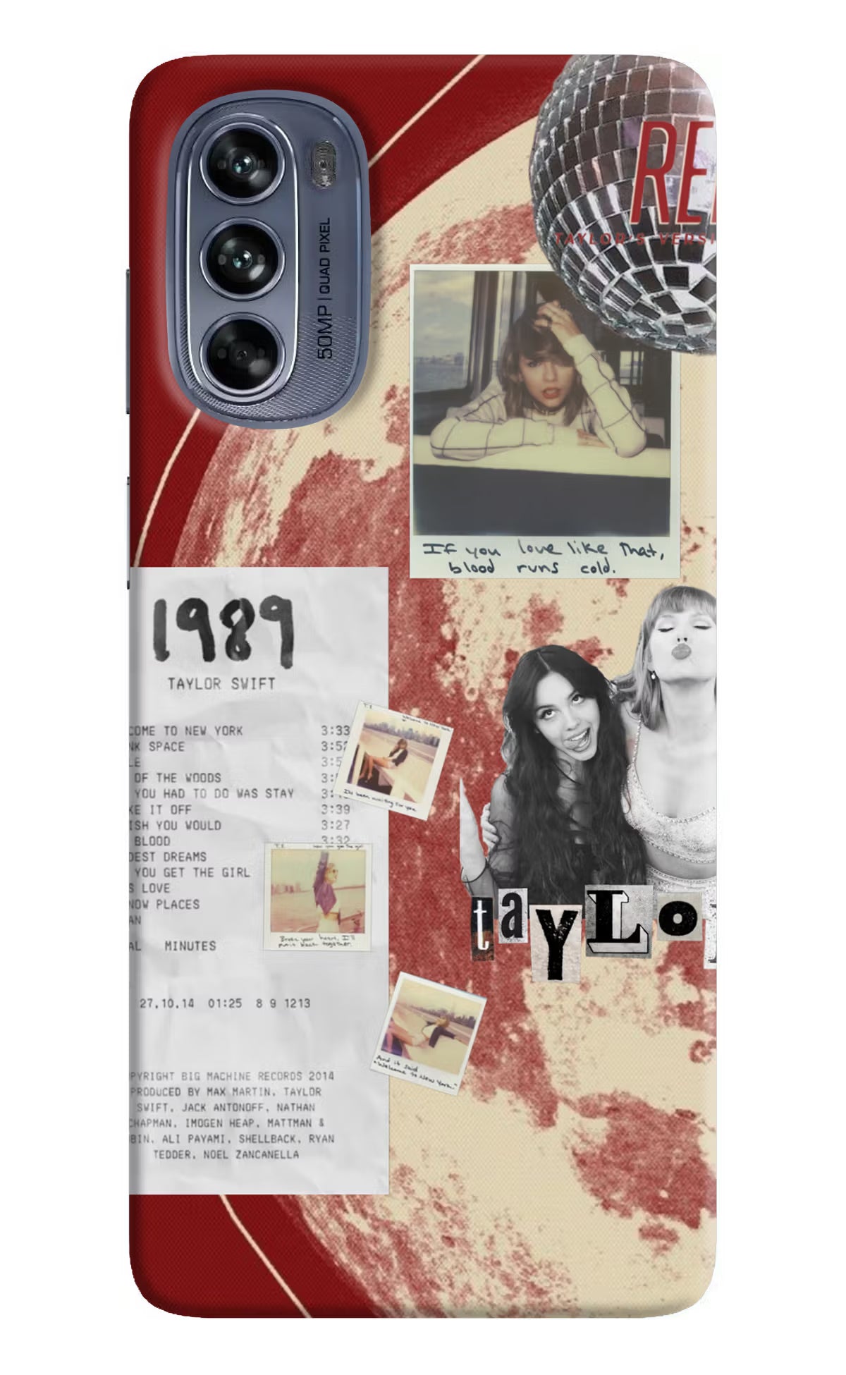Taylor Swift Moto G62 5G Back Cover
