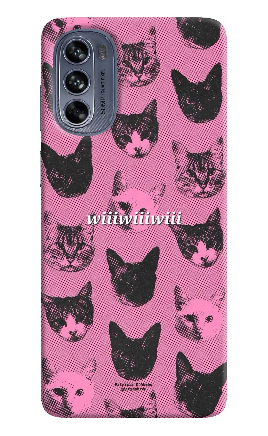 Pink Cats Moto G62 5G Back Cover, Hard case