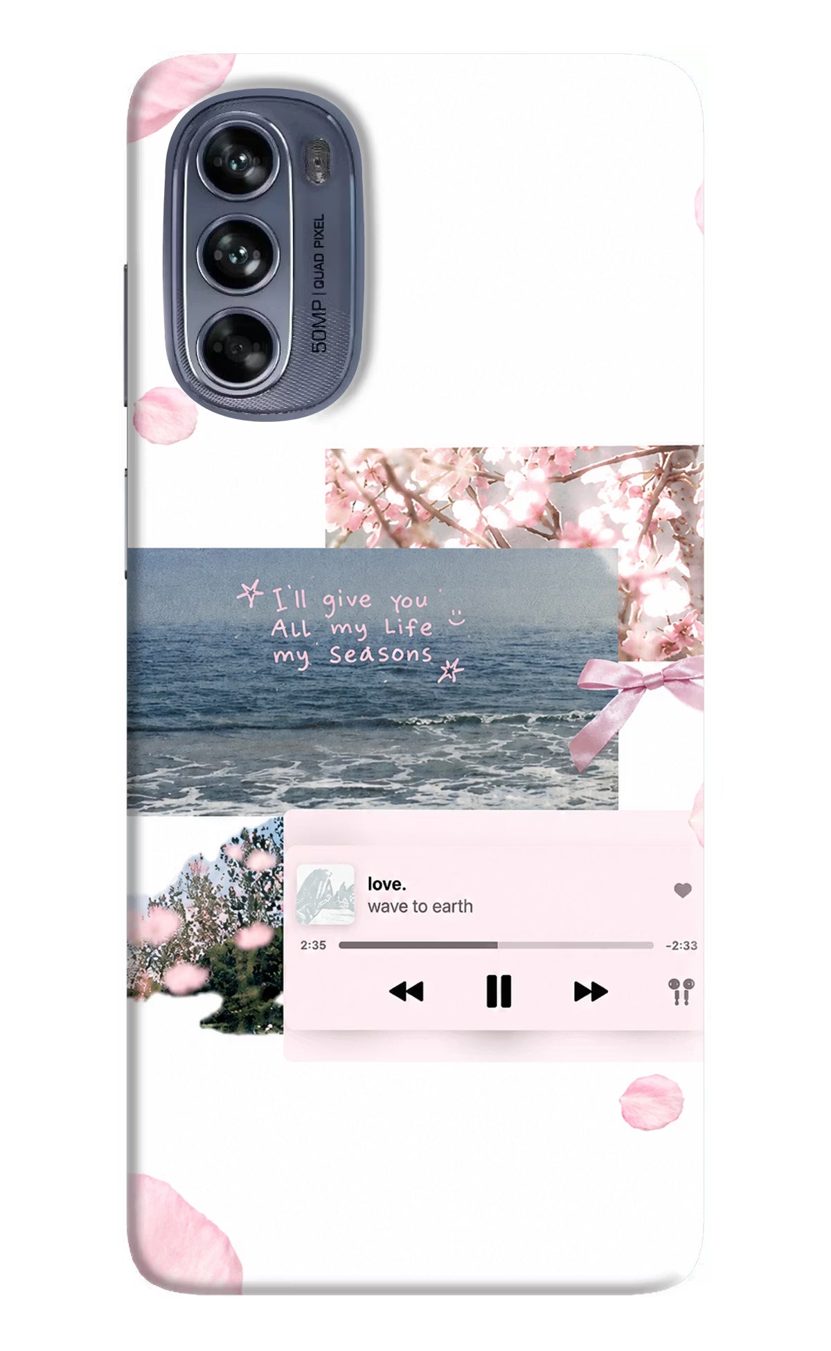 Wave to earth Moto G62 5G Back Cover