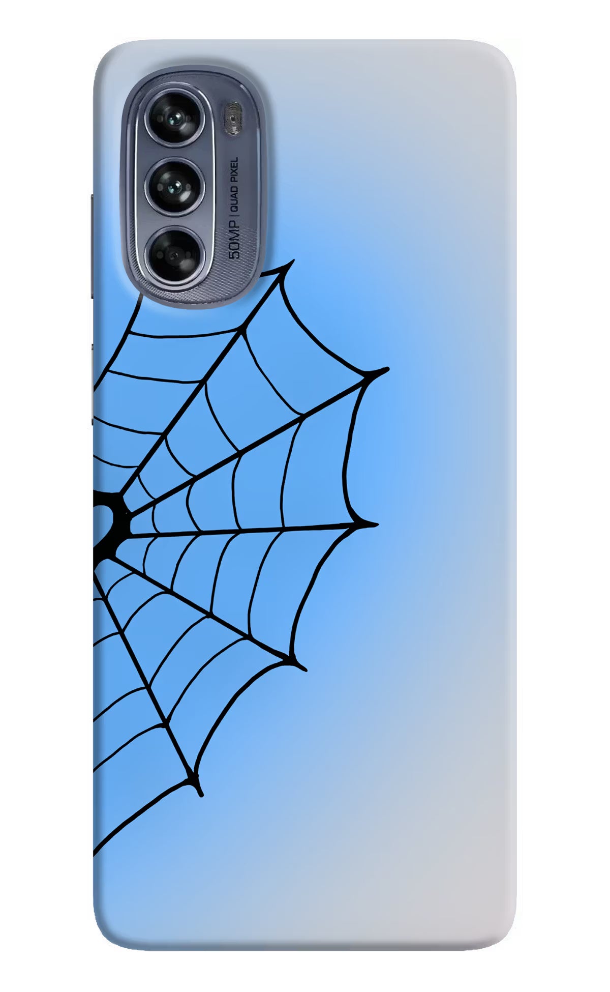 Blue Web Moto G62 5G Back Cover