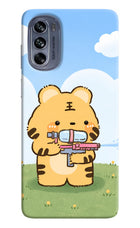Tiger Treat Moto G62 5G Hard Case Back Cover by Casekaro