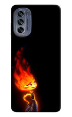 Ember Flame Moto G62 5G Hard Case Back Cover by Casekaro